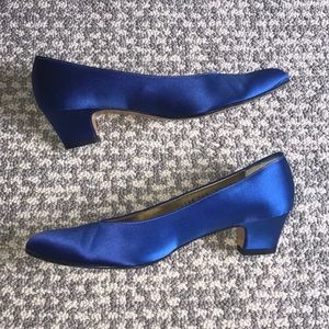Blue Salvatore Ferragamo Heels